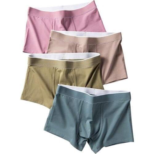 4pcs/lot Mens Boxers Underwear Cotton Boxer Underpants Homme Boxershorts Calzoncillos Hombre Jockstrap Panties for Man