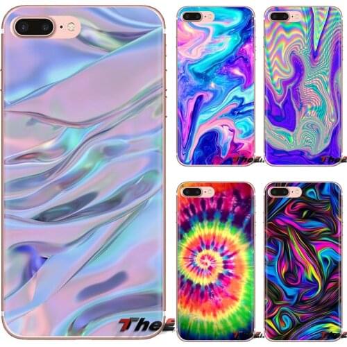 For Xiaomi Mi 5X 6X Mix 1 2 2S 3 Mi5 Mi5S Mi6 Mi3 Mi4 poco X3 nfc F2 Pro M3 Ultra Thin Case Abstract Rainbow Ripple Tie Dye art