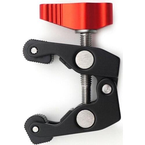 Moman Dual Ball Head Mount 1/4-inch Screw For DSLR Camera LCD Monitor LED Lights