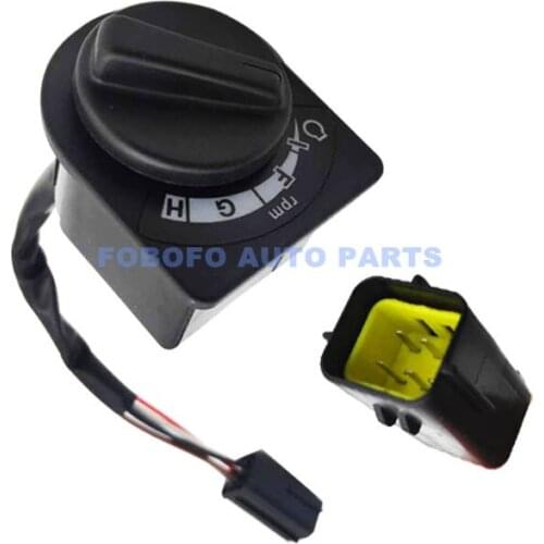 For Volvo Excavator Parts EC220/250D/300D/380D/480D Throttle Knob Gear Switch