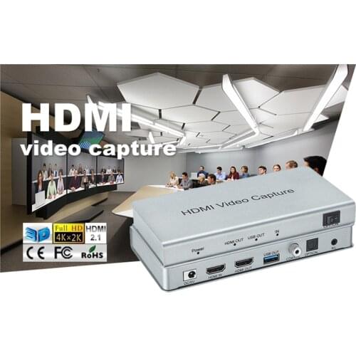 1080P HDMI-compatible to usb 3.0 video capture HDMI-compatible input+HDMI-compatibleI output+USB3.0 capture+audio extraction