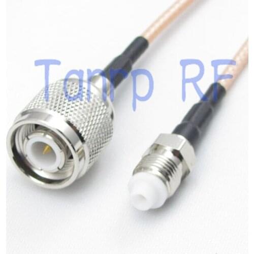 15CM Pigtail coaxial jumper cable RG316 cord 6inch TNC male plug to FME female jack RF adapter connector