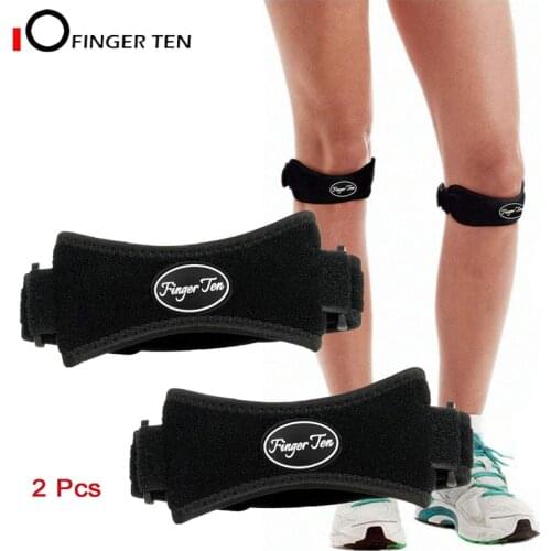 2 Pcs Patella Tendon Knee Strap Knee Pain Relief Support Brace Hiking Soccer Basketball Running Jumpers Knee Tennis