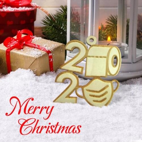 4/1 Pcs Christmas Ornaments Wooden Ornaments Cute Santa Clause Wood Handmade Xmas Tree Family Home Decoration