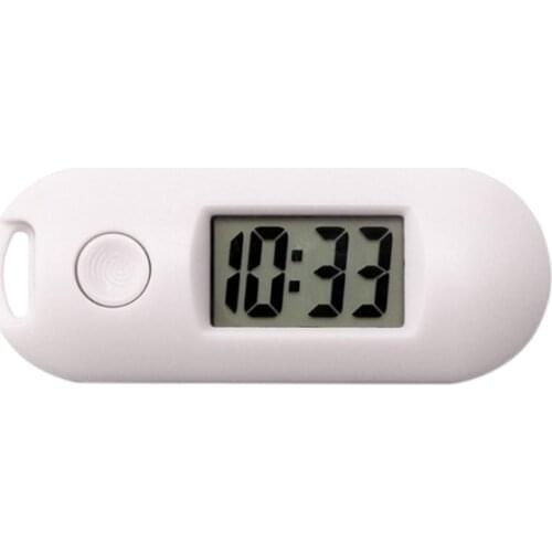 G6KA Portable Silent Digital Electronic Clock for student Exam Study Library Mini Pocket Watch Green Backlight LCD Display