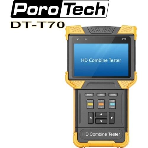 DT-T70 CCTV Tester 1080P IP Analog Camera Testing 4 Inch IPC(H.264/ H.265/ 4K)+TDR HD Combine Camera
