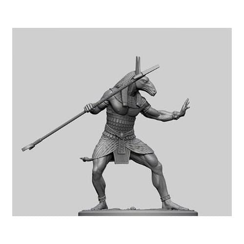 New Unassembled 1/32 54MM ANCIENT knight with Spear 54MM Resin Figure Unpainted Model Kit