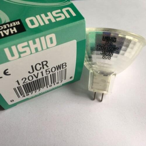 Ushio JCR 120V150WB halogen lamp stippled reflector dental fiber optic light source