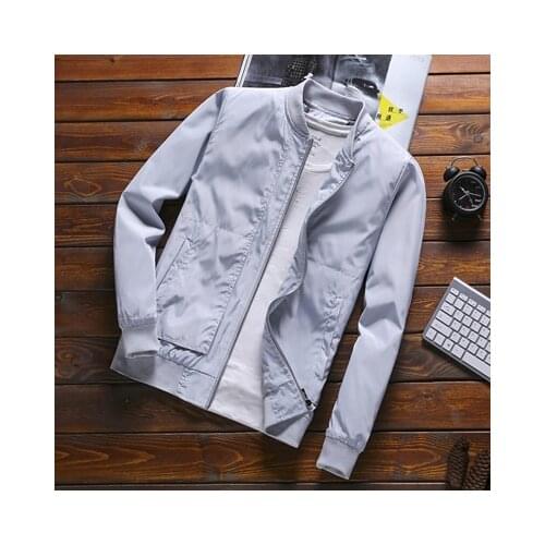 Spring Autumn Mens Bomber Jacket Fashion Male Anorak Hip Hop Zipper Coats Men Outwear Slim Fit Baseball Jackets Clothing