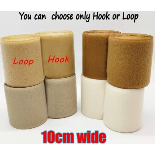 10cm Width nylon velcros no self adhesive tape hook loop magic fastener tape sewing magic sticker strip clothing stick tape