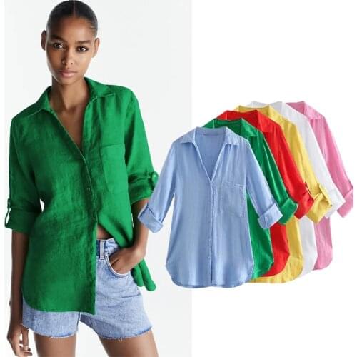 LPNVVS Linen Blouses