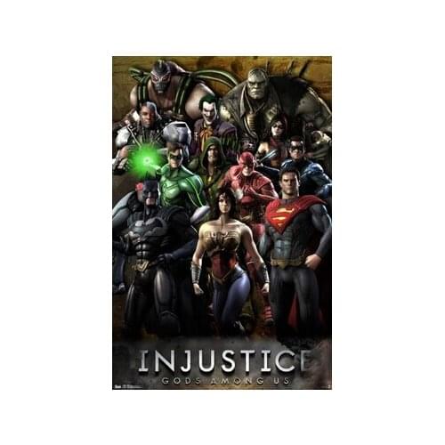 Gods Among Us Custom Best Nice Stylish Classical Home Decor Fashionable Mondern Poster Size (50x76cm) Wall Sticker Free Shipping