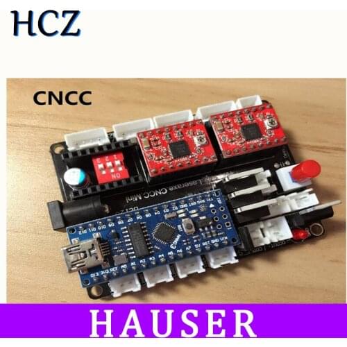 DIY desktop laser engraving machine, marking machine carving machine 3 axis micro step motor drive control mother