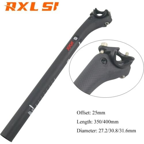 Carbon Seatpost 27.2 RXL SL Bike Seat Post MTB 30.8/31.6mm Offset 25mm Black 3K Matte Road Bike Seatpost