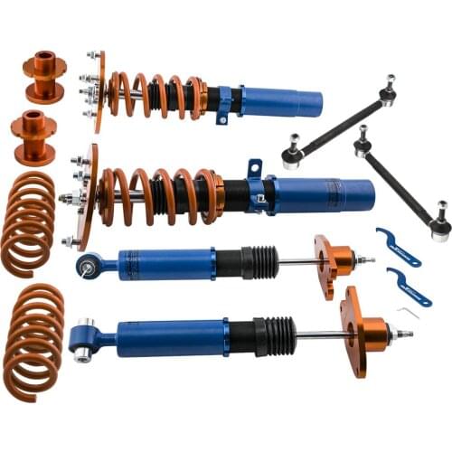 Coilover Suspension System For Solo Werks for BMW '12-'17 F-series F20 /F21 / F22 / F30 / F32 Heavy Gold Zinc Plated Housings