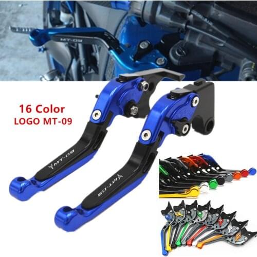 16 Colors For YAMAHA MT-09 2014-2018 CNC Motorcycle Accessories Adjustable Folding Extendable Brake Clutch Lever MT09 MT 09 FZ09