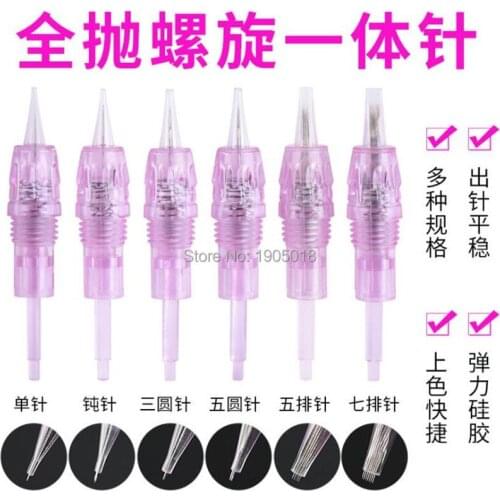 Mix model 150pcs Charment micro needles permanent makeup machine needles for Device Eyebrow lips eyeliner Digital tattoo needle