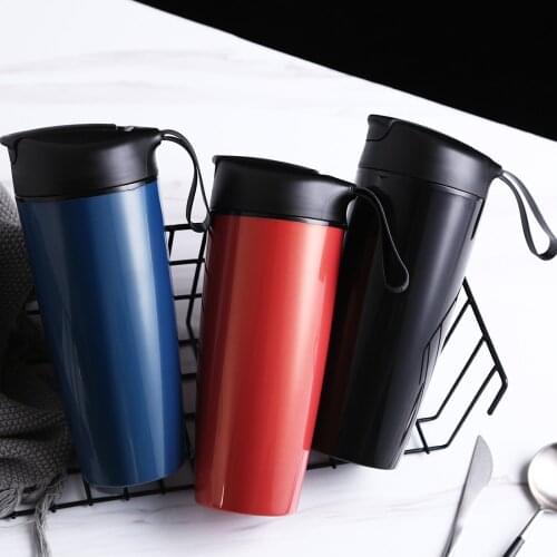 Thermos Mug Ceramic Coffee Cup Portable Insulation Thermos Creative Coffee Bottle Office Thermal Exquisite Belly Cup 560ML