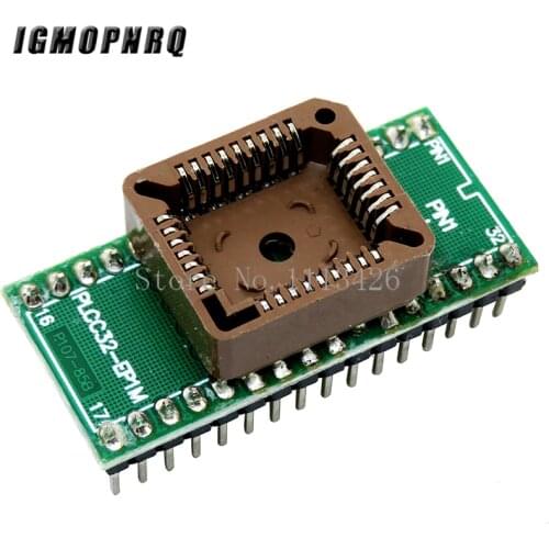 PLCC32 to DIP32 USB Universal Programmer IC Adapter Tester Socket for TL866CS TL866A EZP2010 G540 SP300