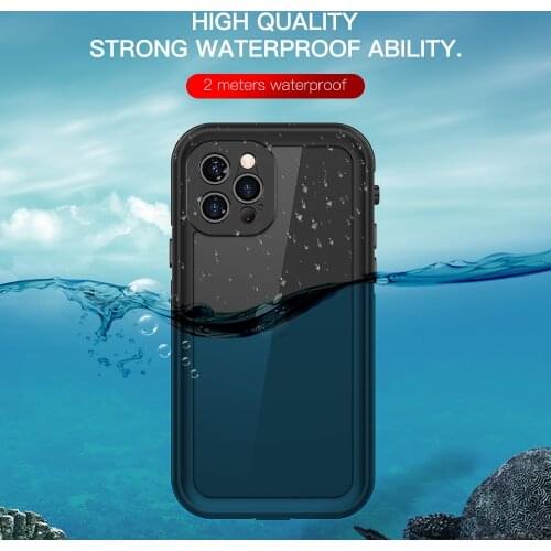 IP68 Waterproof Case For iPhone 12 11 Pro Max X XS Max XR ShockProof Swimming Diving Case For iPhone 7 8 6 6S Plus Cover Coque