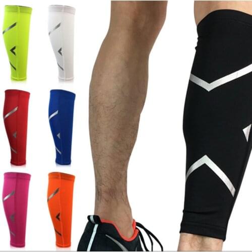 Calf Protecctor Sleeves Elastic Shin Guard Protector Running Football Cycling Leg Warmers Compression Breathable Sport Equipment