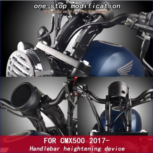 Handlebar Mount Risers Clamp For HONDA REBEL CMX500 CMX300 CMX 300500 2017 2018 2019 2020 Riser Handlebar