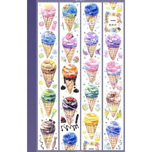 1 Loop Washi Tape Kawaii Sweet Planet Pet Teak 135cm School Supplies