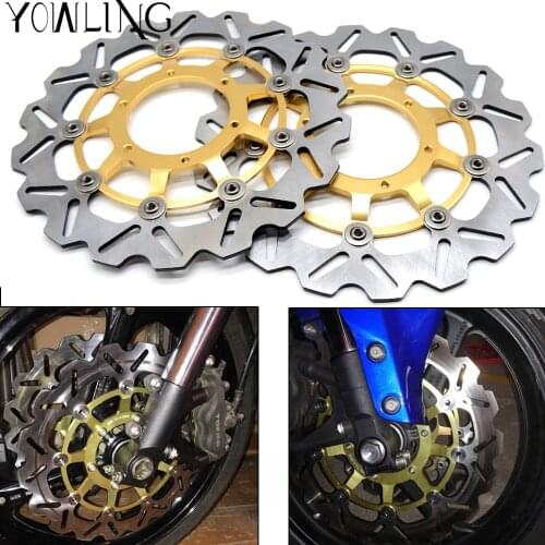 2PCS Motorcycle Accessories Front Floating Brake Disc Rotor For Honda CBR600RR CBR 600RR CBR 600 RR 2003 - 2011 2012 2013 2014