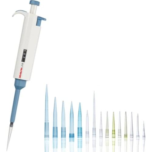 Big dragon pipette manual single channel adjustable pipette gun Pipette tip10ul-1000ul Pipette head