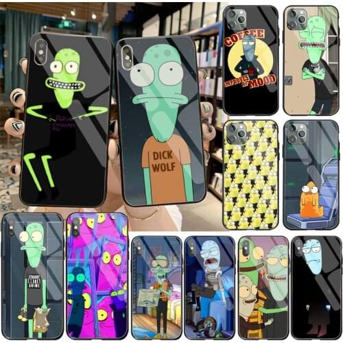 HUAGETOP Solar Opposites Cartoon Animation Phone Cover Tempered Glass For iPhone 11 Pro XR XS MAX 8 X 7 6S 6 Plus SE 2020 case