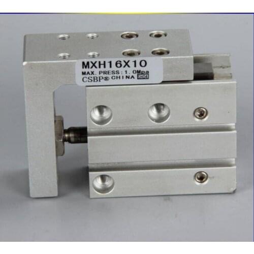 Bore 6/10/16/20mm stroke 5/10/15/20/25/30/40/50/60mm MXH series pneumatic linear guide compact slide air cylinder
