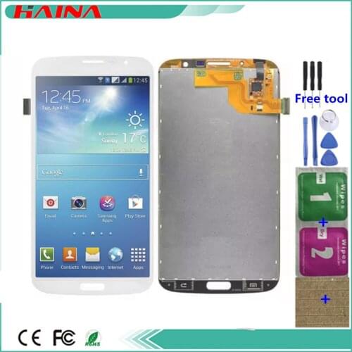 For Samsung Galaxy Mega 6.3 i9200 i9205 Touch Screen Panel Digitizer + LCD Display Monitor Panel Module Assembly + Free Tools
