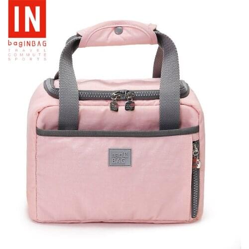 Insulated lunch box bag bento tote bag large cute aluminum foil thickening meal capacity for elementary school students