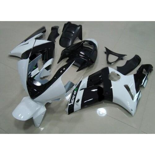K169 COOL White black Fairing kit for KAWASAKI Ninja ZX6R 636 2003 2004 ZX 6R 03 04 ZX-6R 03 04 Injection mold Fairings set
