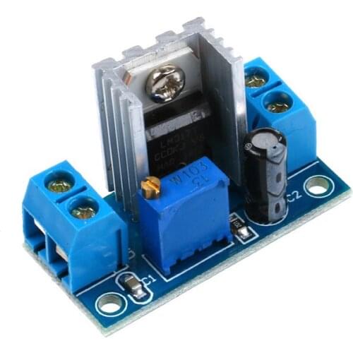 LM317 DC-DC Converter Buck Step Down Circuit Board Module Linear Regulator LM317 Adjustable Voltage Regulator Power Supply