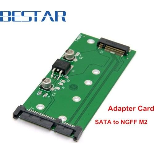 M.2 NGFF pcie pci express PCI-E 2 Lane SSD to 7mm 2.5" SATA 22pin hard disk case PCBA for E431 E531 X240S Y410P Y510P