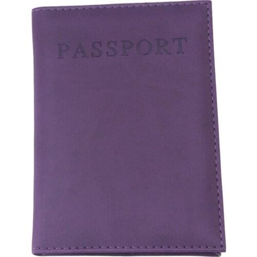 NEW PU Leather Women Russia Pink Passport Holder Couple Models Womens Travel Passport Cover Unisex Card Bag Man Card Holder