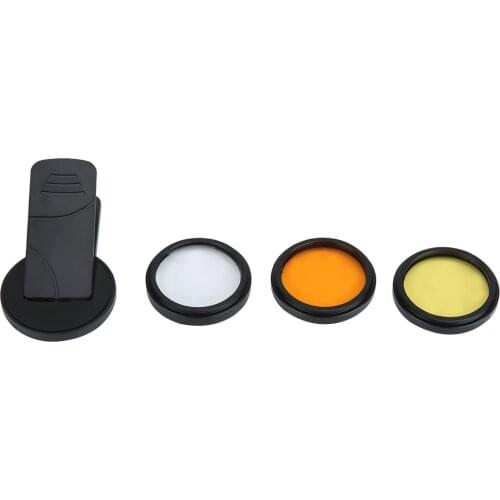 Four-Piece Suit Cell Phone Seawater Filter Out Fish Tank Blue Light Coral Cylinder Photography Lens With Macro Filter Aquarium