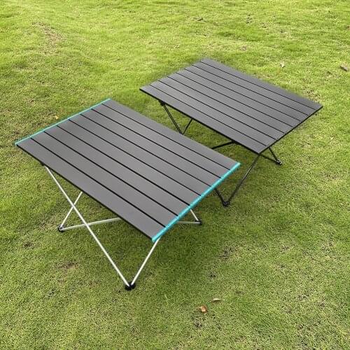 High Quality Aluminum Alloy Portable Ultralight Folding Camping Table Foldable Outdoor Dinner Desk For Family Party Picnic BBQ