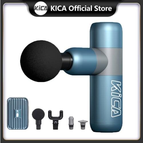 KiCA Portable Mini Massage Gun Metal Deep Tissue Massage-Gun Electric Percussion Muscle Gun Massager Pain Relief Muscle