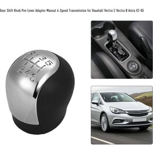 6-Speed / 5-Speed Gear Shift Knob Pen Lever Adapter Manual Transmission for Vauxhall Vectra C Vectra B Astra 02-05