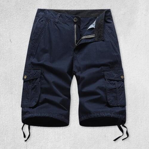 Summer Short Mens Baggy Sports Fitness Cotton Blend Multi Pocket Cargo Shorts Streetwear 2021 жилетка мужская