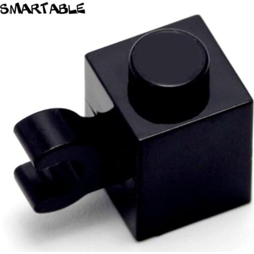 Smartable Brick Special 1x1 with Clip Horizontal Building Blocks MOC Parts Toys For Kids Compatible Major Brand 60476 80pcs/lot