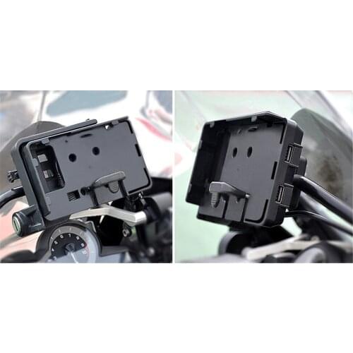 Motorcycle Mobile Phone Navigation Bracket USB Phone Charging for BMW R1200GS LC ADV Adventure 2013 2014 2015 2016 2017 R1200 GS