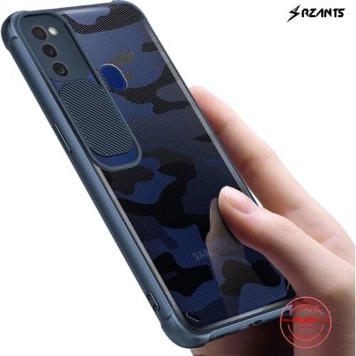 Rzants For Samsung Galaxy M21 M31 M30S Case Hard [Camouflage Lens] Camera Protection Hlaf Clear Cover