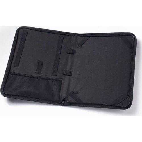 10pcs Nylon Bags for DIY Jewelry Making Plier Tool Sets Storage Package Black 34.5x25x3cm