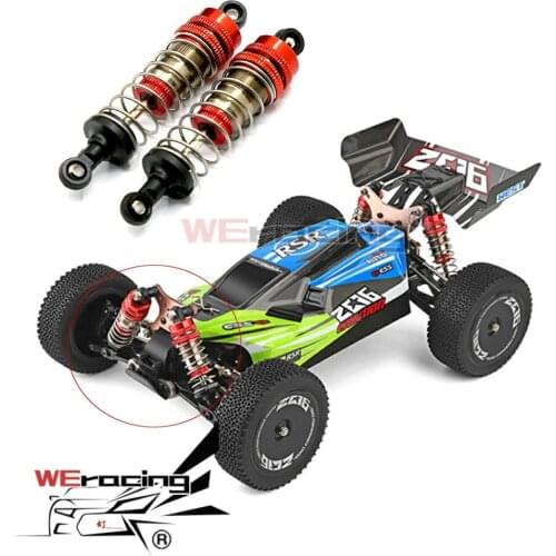 2pcs 144001 Metal Shock Absorber Damper Replacement Accessory Fit for WLtoys 144001 1/14 4WD RC Drift Racing Car Parts