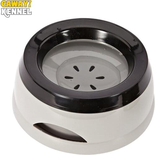 CAWAYI KENNEL Pet Dogs Drinking Travel Bowl Car Tipping Splash-proof Non-wet Mouth Floating Water Bowl Cat Dog Supplies D2027