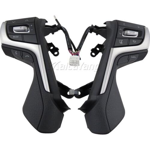 For 2017 2018 Toyota Land Cruiser Prado buttons Car Accessories Steering Wheel Control Buttons