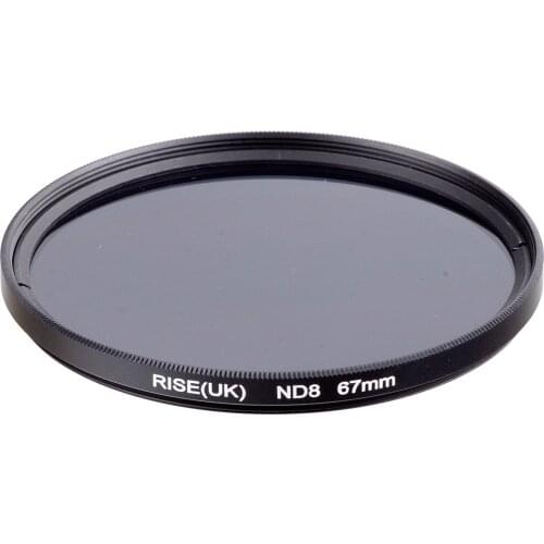 RISE(UK) 67 mm Neutral Density ND8 Filter FOR ALL Camera lens Wholesale
